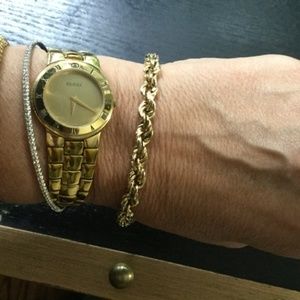 14k Gold twisted rope bracelet